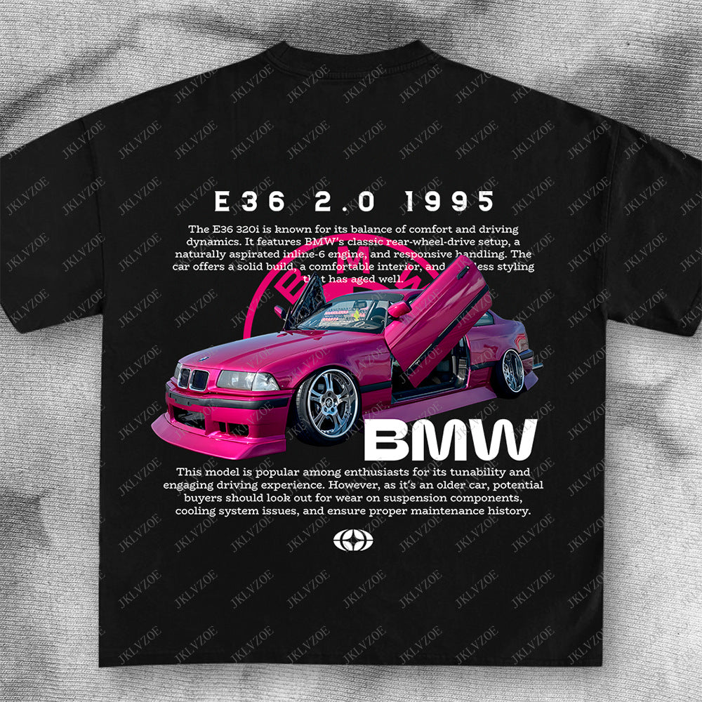PREMIUM NEXORA COLLECTION | Oversize Sports Car BMW  High-Quality Cotton Clothes Spo
