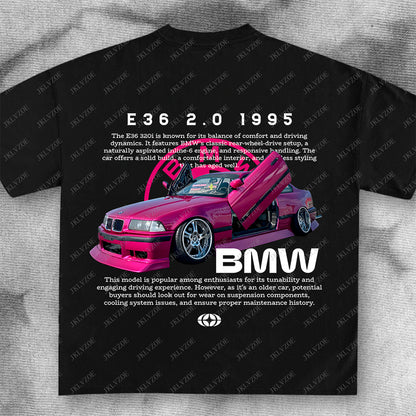 PREMIUM NEXORA COLLECTION | Oversize Sports Car BMW  High-Quality Cotton Clothes Spo