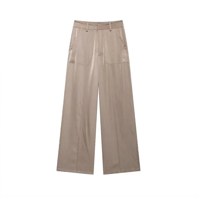 Hanging suit jacket loose suit pants