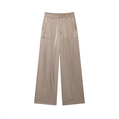 Hanging suit jacket loose suit pants