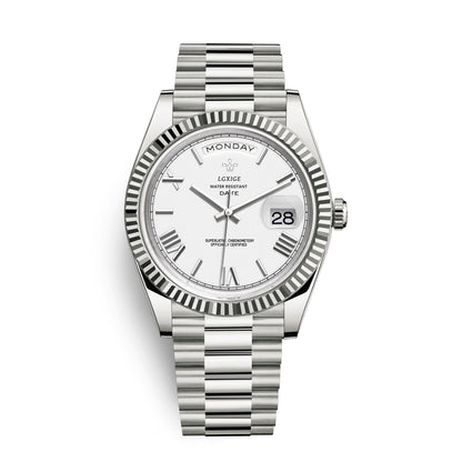Fashion Style + Brand + Classic Sunday Calendar Watch + Men's Quartz Watch + Waterproof Wristwatch