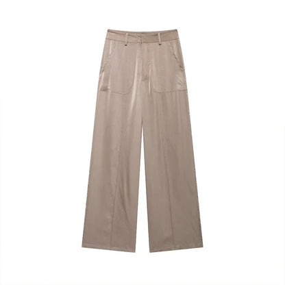Hanging suit jacket loose suit pants