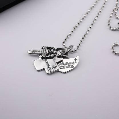 Clown 3-in-1 Three Element Pendant Necklace