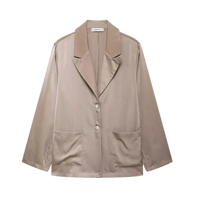 Hanging suit jacket loose suit pants