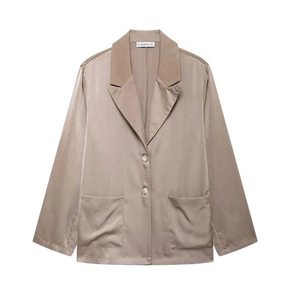 Hanging suit jacket loose suit pants