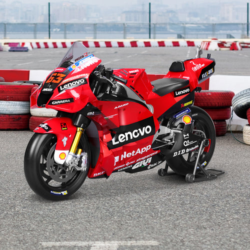 Meichi Figure 1:6 Ducati Grand Motorcycle Simulation Alloy Motorcycle Racing Ornament Toy Model