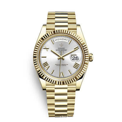 Fashion Style + Brand + Classic Sunday Calendar Watch + Men's Quartz Watch + Waterproof Wristwatch